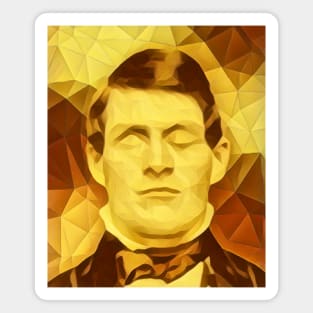 Phineas Gage Golden Portrait | Phineas Gage Artwork 9 Magnet